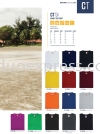 CT51 Roundneck T Shirt Cotton Baju O Roundneck Cotton T-Shirt  Baju Uniform Ready Made Promosi