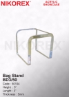 530401 - ACRYLIC BAG STAND BD3 (50mm) Bag Stand ORGANIZERS & DISPLAY