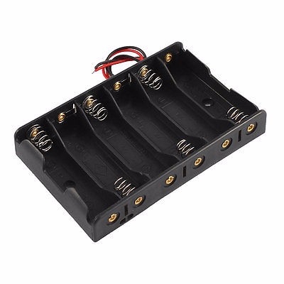 6 AAA BATTERY HOLDER, 6 BATTERIES