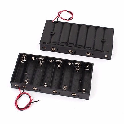 8 AAA BATTERY HOLDER, 8 BATTERIES