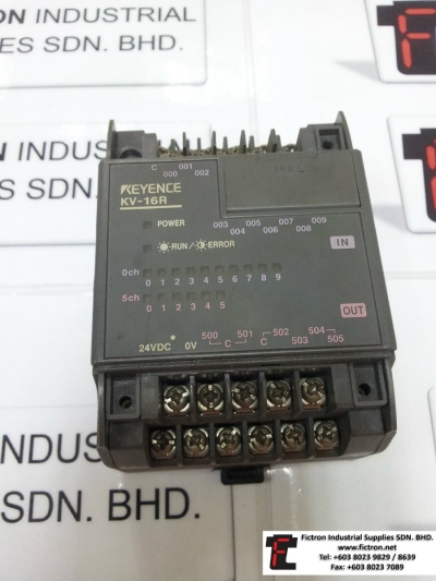 KV-16R KV16R KEYENCE PLC INPUT OUTPUT UNIT REPAIR SERVICE IN MALAYSIA 12 MONTHS WARRANTY