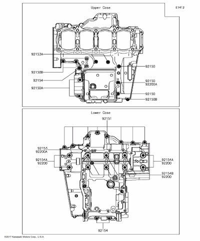 CRANKCASE BOLT PATTERN