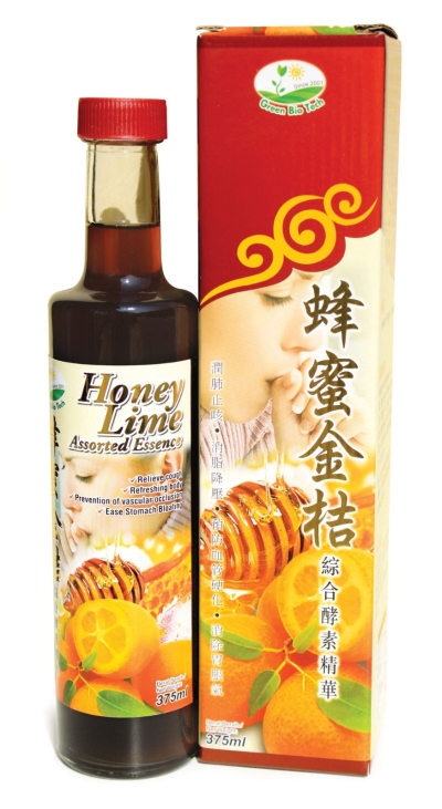 GB-HONEY LIME ASSORTED ESSENCE-375ML