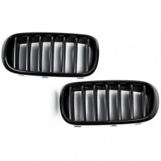 BMW X16 Front Grille Gloss Black