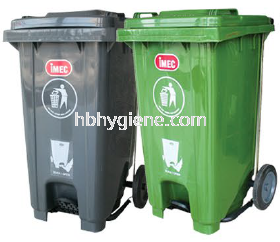 IMEC STEP 100, 120 & 240 - Heavy Duty Step-On Two Wheel Bin