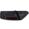 Audi A5 08 Rear Lamp Crystal LED + Light Bar Smoke A5 Audi