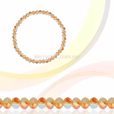 Crystal China, Donut 3mm, B99 COPPER OPAL AB