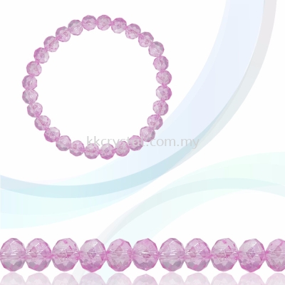 Crystal China, Donut 3mm, B108 Violet AB