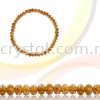 Crystal China, Donut 3mm, B64 Smoked Topaz AB 02 Donut 03mm  Beads