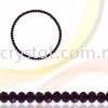 Crystal China, Donut 3mm, B81 Metalic Purple Donut 03mm  Beads