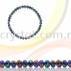 Crystal China, Donut 3mm, B80 Metalic Green Donut 03mm  Beads