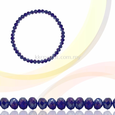 Crystal China, Donut 3mm, B57 Cobalt AB