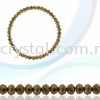 Crystal China, Donut 4mm, B77 Metalic Gold Donut 04mm Beads