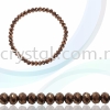 Crystal China, Donut 4mm, B79 Metalic Brown Donut 04mm Beads