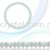 Crystal China, Donut 4mm, B70 White Opal AB Donut 04mm Beads