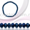 Crystal China, Donut 6mm, B82 Metalic Blue Donut 06mm Beads