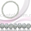 Crystal China, Donut 6mm, B83 Silver Shade Donut 06mm Beads