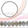 Crystal China, Donut 6mm, B67 Black Diamond AB Donut 06mm Beads