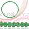 Crystal China, Donut 6mm, B55 Peridot AB  Donut 06mm Beads