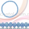Crystal China, Donut 6mm, B56 Sapphire AB Donut 06mm Beads