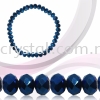 Crystal China, Donut 8mm, B82 Metalic Blue Donut 08mm Beads