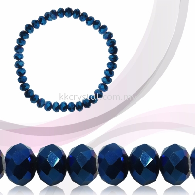 Crystal China, Donut 8mm, B82 Metalic Blue