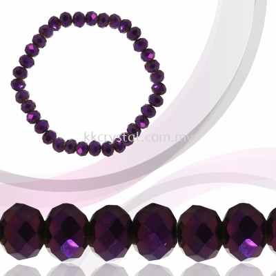 Crystal China, Donut 8mm, B81 Metalic Purple