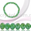 Crystal China, Donut 8mm, B55 Peridot AB Donut 08mm Beads