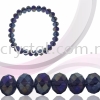 Crystal China, Donut 8mm, B60 Tanzanite AB Donut 08mm Beads