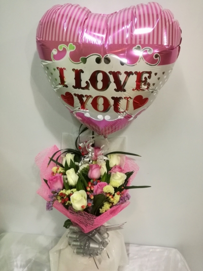 Baloon With Roses (HB-502)