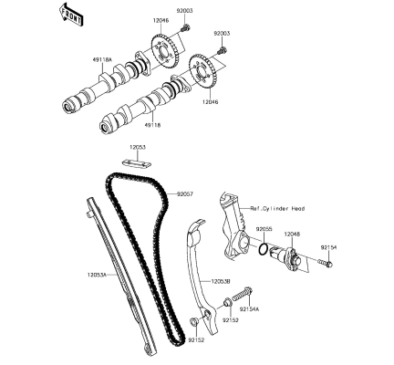 CAMSHAFT(S)/TENSIONER