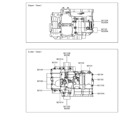 CRANKCASE BOLT PATTERN