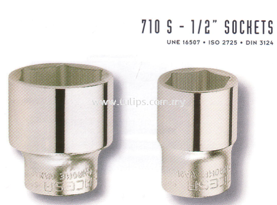 ACESA 1/2" 6PT Socket