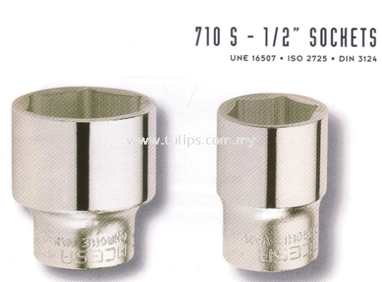 ACESA 1/2" Socket 12Pts 