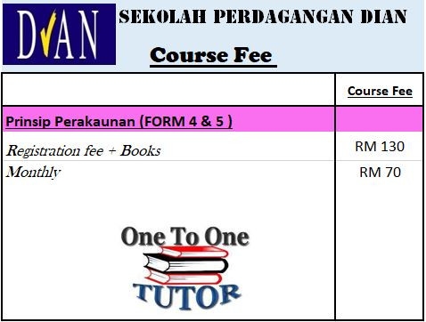 Prinsip Perakaunan (Form 4 & Form 5) Prinsip Perakaunan (Form 4 & Form 5) Course Fee Book Keeping