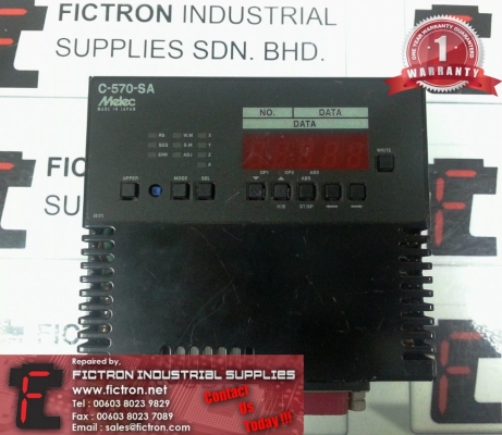 C-570-SA C570SA MELEC STEPPING SERVO MOTOR CONTROLLER REPAIR SERVICE IN MALAYSIA 12 MONTHS WARRANTY