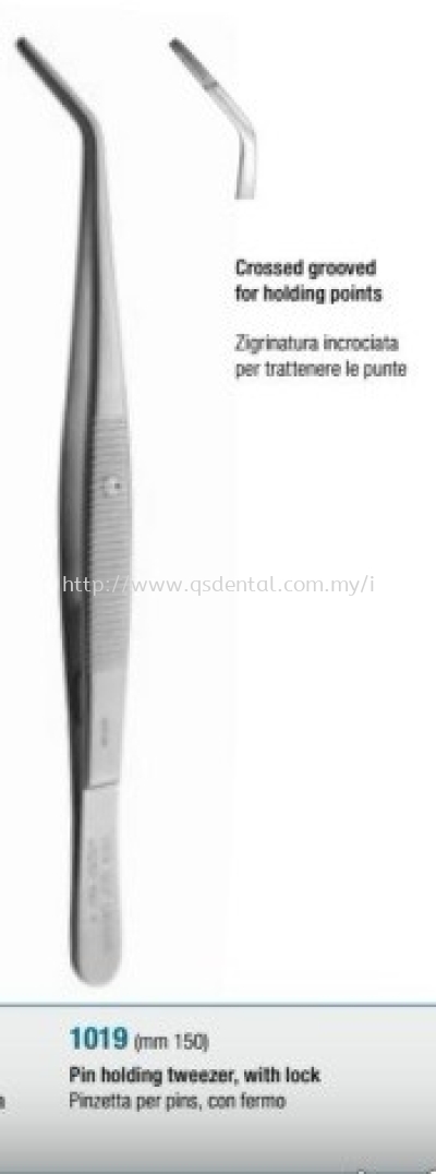 1019 Pin Holding Tweezers 