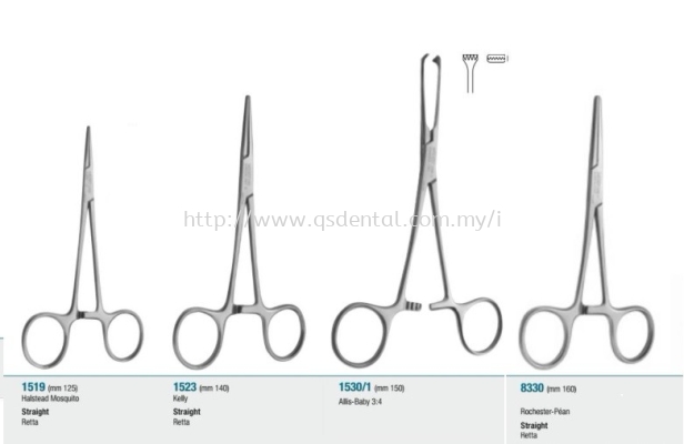 1519 / 1523 /1530 /8330 Hemostatic and Tissue Forceps