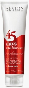 REVLON 45 DAYS CONDITIONING SHAMPOO BRAVE REDS 275ML REVLON 45 DAYS CONDITIONING SHAMPOO REVLON