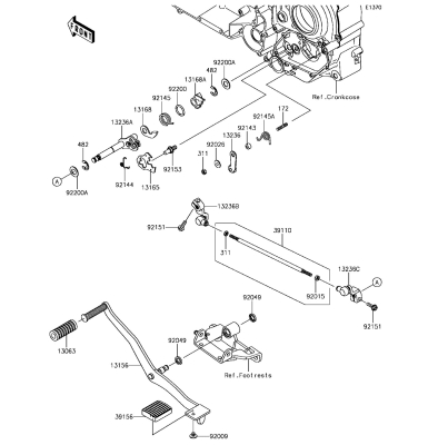 GEAR CHANGE MECHANISM