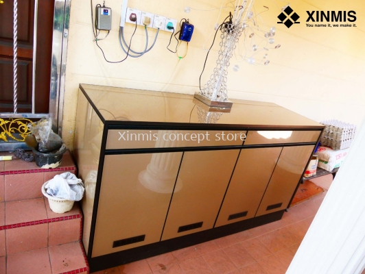 Aluminium shoe cabinet - ss2