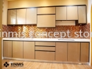 Aluminium kitchen cabinet - Shah Alam 4G GLASS DOOR Aluminium kitchen cabinet