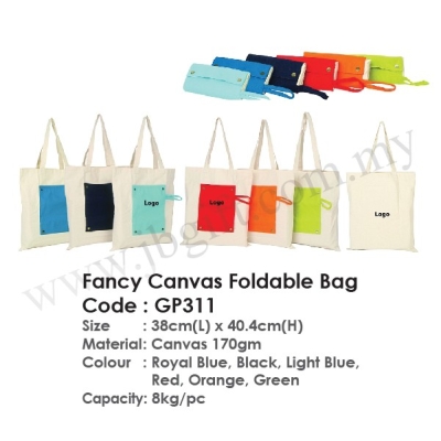 Fancy Canvas Foldable Bag GP311