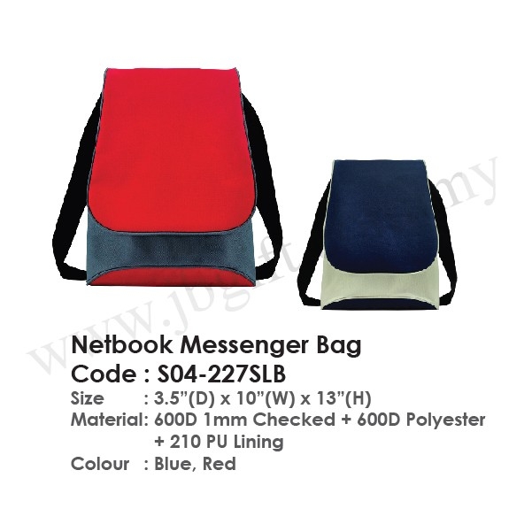 Netbook Messenger Bag S04-227SLB Laptop Sleeve/Laptop Bag Bag