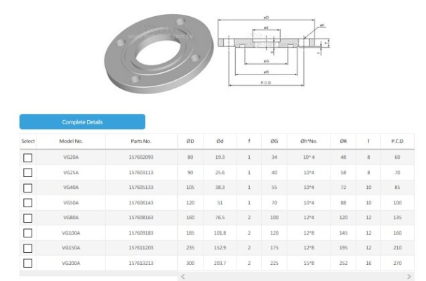 VG Flange