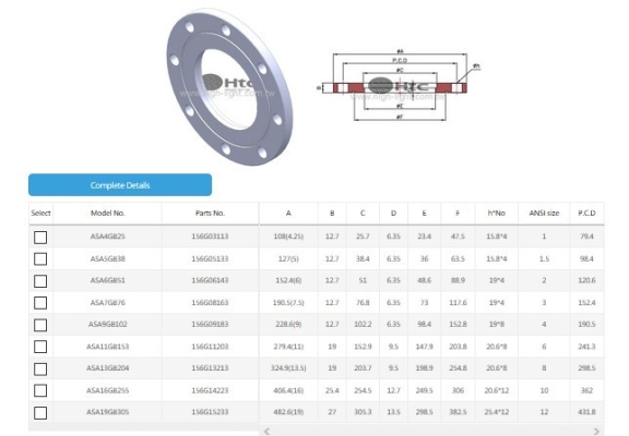 ANSI ASA Flange with O-ring Groove