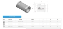 ISO Compressible Bellows Connections Compressible Bellows HTC Hydroformend Vacuum Bellows