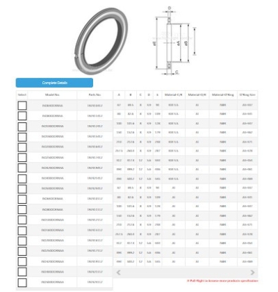 ISO Outer Ring Centering Ring & NBR O'Ring USA