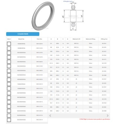 ISO Centering Ring & Viton O'Ring USA