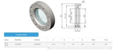  Tempered glass Viewport HTC Vacuum Viewport